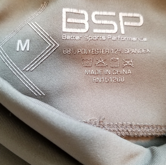 Bsp gray snake print high waisted athletic compression workout leggings Medium - Picture 5 of 7